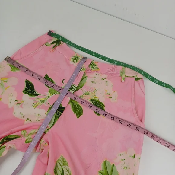 Hemant And Nandita Pakhi Cargo Pant Women Boho Floral Embroidery Cotton Pockets - Picture 12 of 15